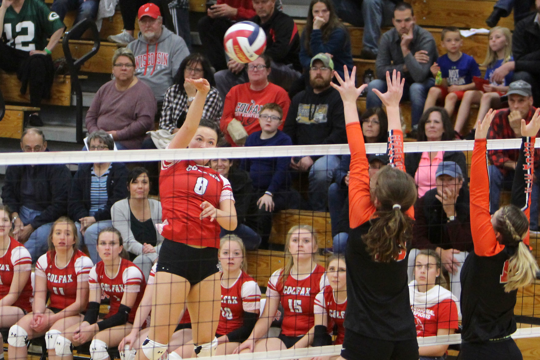 Colfax at Elk Mound volleyball 10-17-19